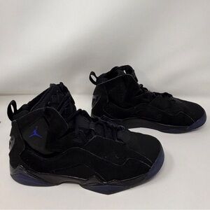Nike Boys Air Jordan True Flight Black Basketball Shoes Sneakers 6.5Y